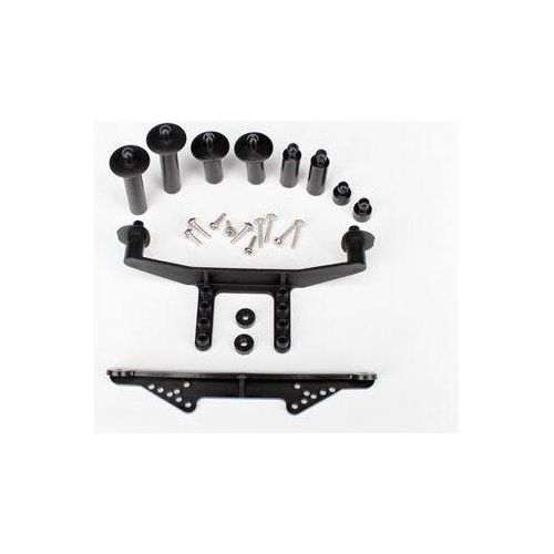 Traxxas Body Mount Front & Rear (BLACK) - 1914R
