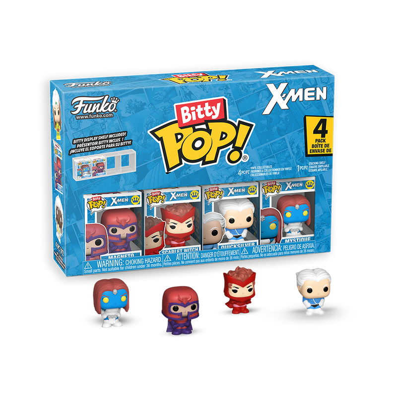 Funko Bitty Pop! Marvel: X-Men - Magneto 4-Pack Mini Vinyl Figures