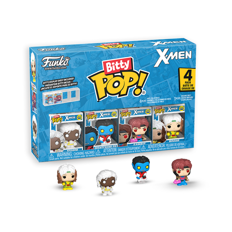 Funko Bitty Pop! Marvel: X-Men - Gambit 4-Pack Mini Vinyl Figures
