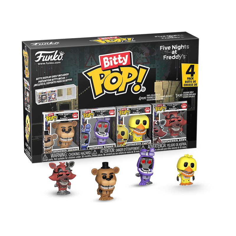 Funko Bitty Pop! Five Nights at Freddy's: Withered 4-Pack (Series 6)