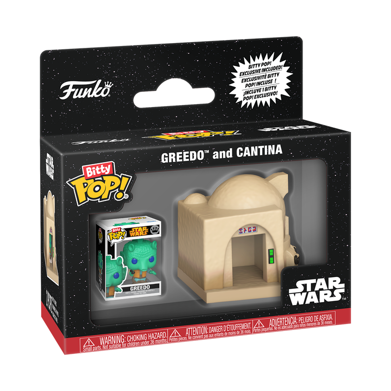 Funko Bitty Pop! Town: Star Wars - Greedo and Cantina Vinyl Figure Set