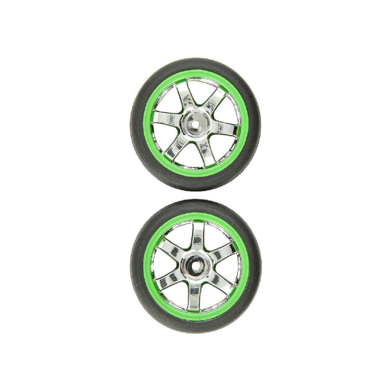 TRAXXAS TYRES AND WHEELS ASSY GLUED