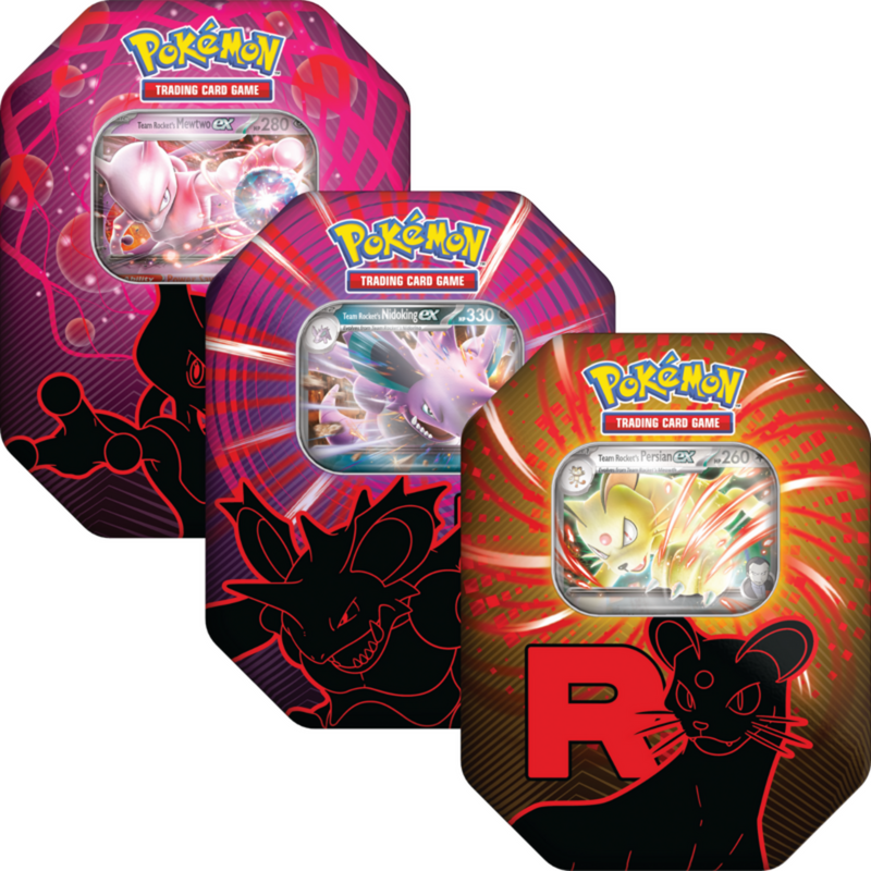 Pokemon TCG Team Rocket Tin